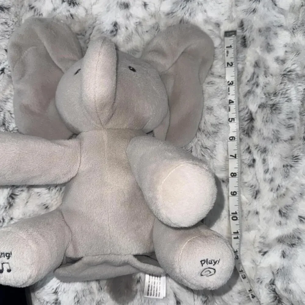 GUND Baby Flappy the Elephant Musical Plush Peek-a-Boo Game Singing Mode‎ 11